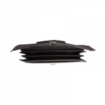 Moreschi 2000001006917 Calfskin Leather business briefcase Black