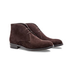 Moreschi 2000001071731 Guilford Suede Ankle Boots Dark Brown