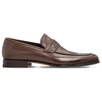 Moreschi 2000001246405 Buffalo Loafer Shoes Dark Brown
