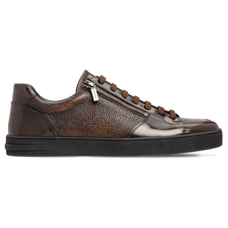 Moreschi 2000001249673 Calfskin Sneakers Dark Brown