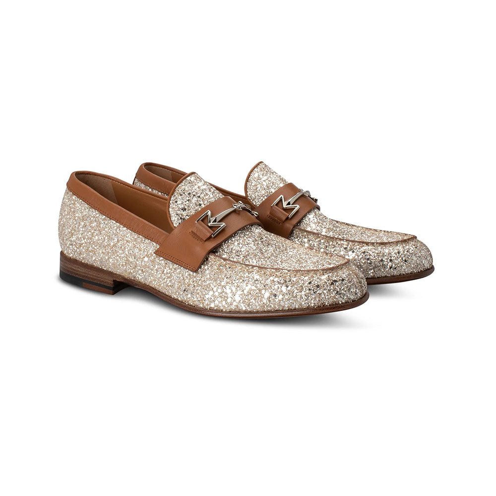 Moreschi 2152001 Glitter Loafers Gold