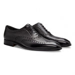 Moreschi 228544C Deerskin And Calfskin Oxford Black