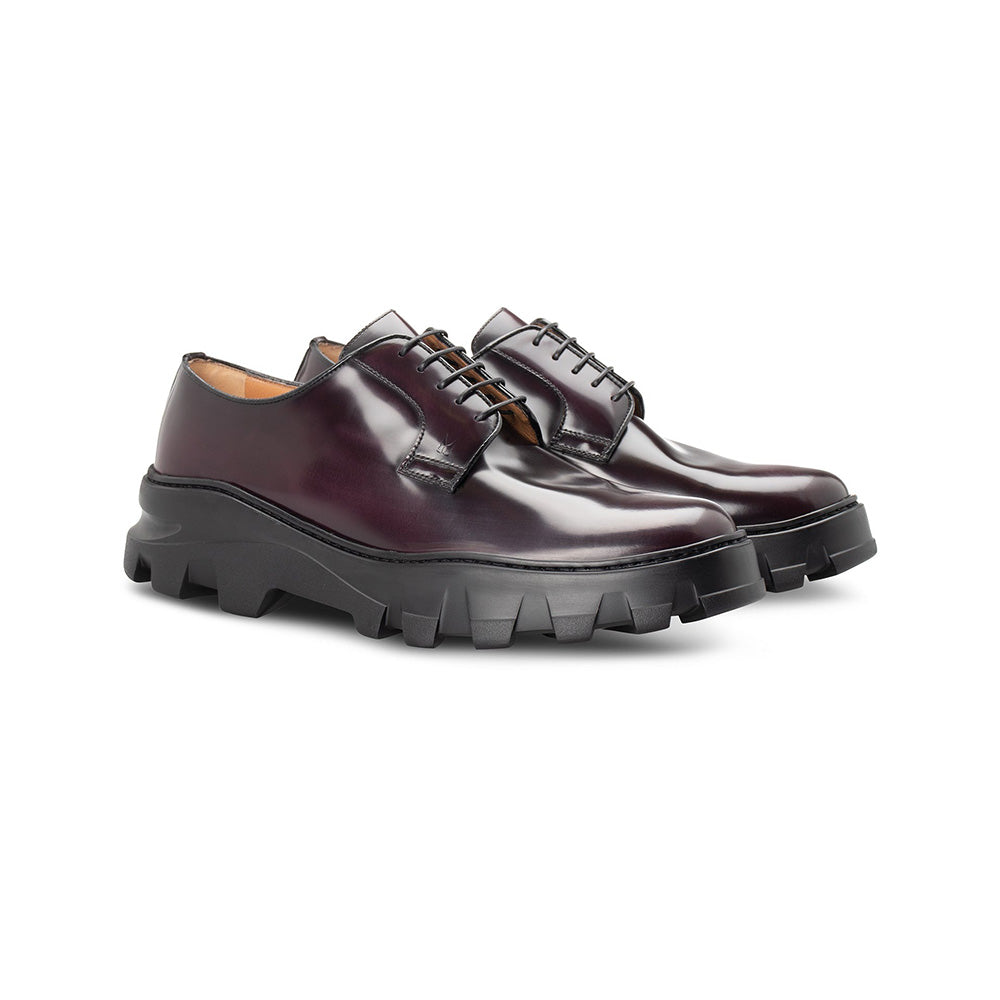 Moreschi 295497C Leather Derby Burgundy