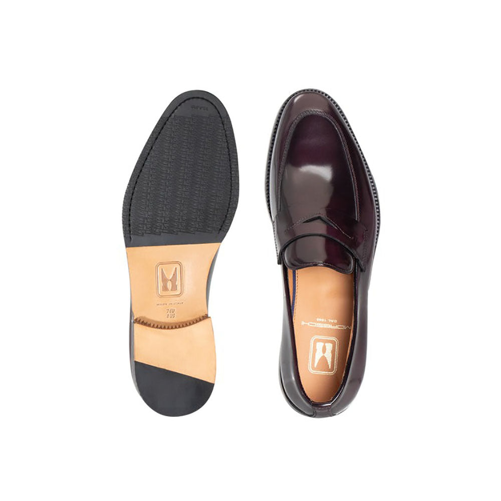 Moreschi 295497C Leather Loafers Burgundy