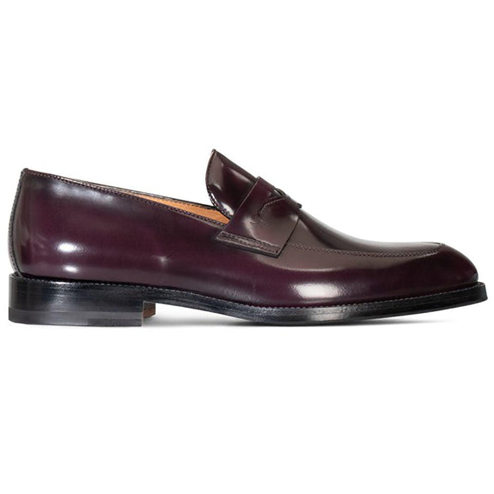 Moreschi 295497C Leather Loafers Burgundy
