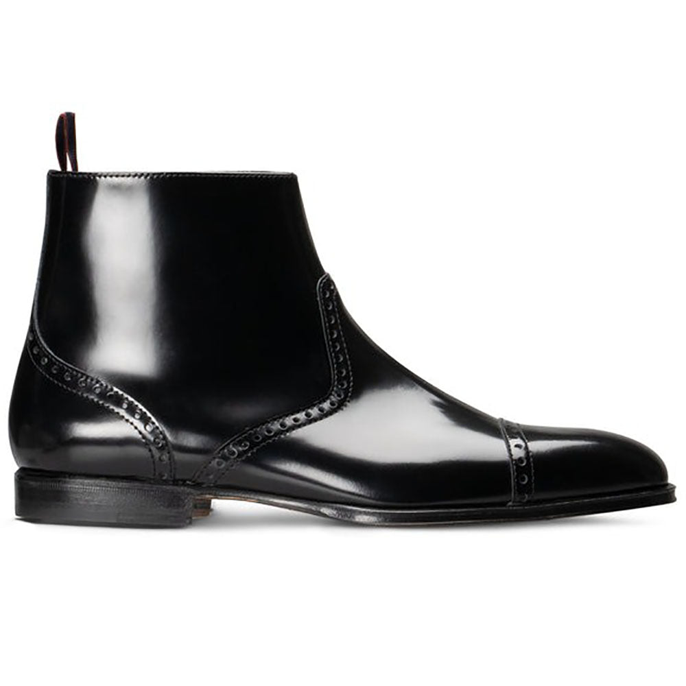 Moreschi 2961000 Leather Ankle Boots Black