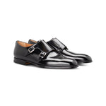 Moreschi 2961000 Leather Double Monkstrap Black