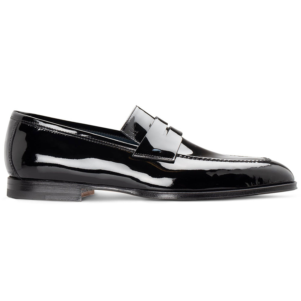 Moreschi 302532C Patent Leather Loafers Black