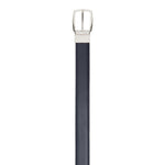 Moreschi 307001A Calfskin Twinface Belt Navy Blue / Light Brown