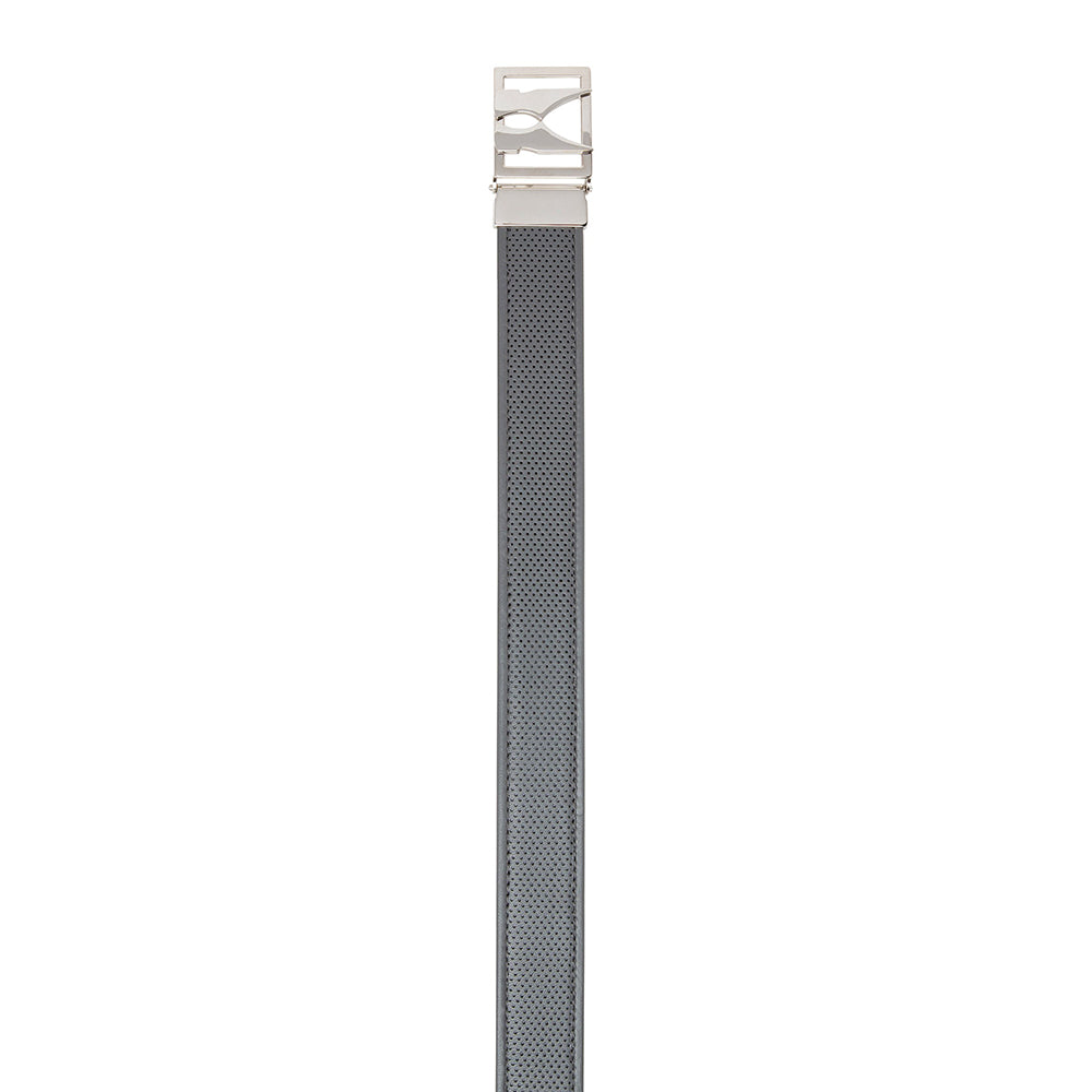 Moreschi 307003B Perforated Belt Grey