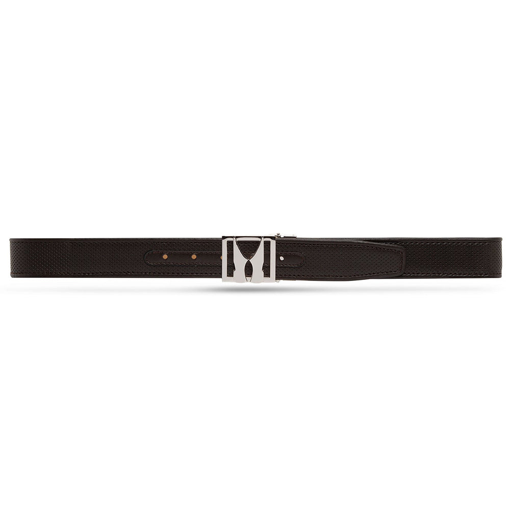 Moreschi 307003C Perforated Belt Dark Brown