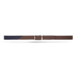 Moreschi 307011 Calfskin Twinface Belt Navy Blue / Dark Brown