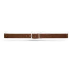 Moreschi 307013C Suede Belt Tobacco Brown