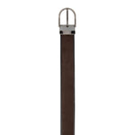 Moreschi 307028 Suede Belt Dark Brown / Black