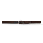Moreschi 307028 Suede Belt Dark Brown / Black