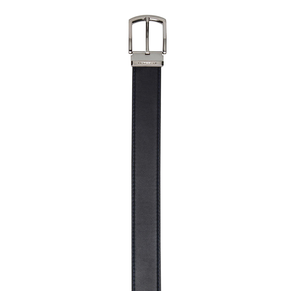 Moreschi 307021B Calfskin Belt Navy Blue