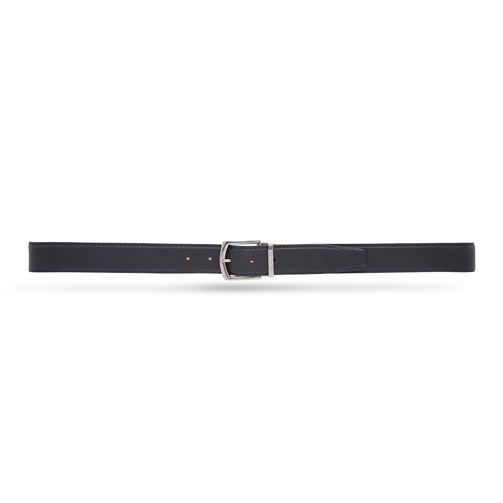 Moreschi 307021B Calfskin Belt Navy Blue