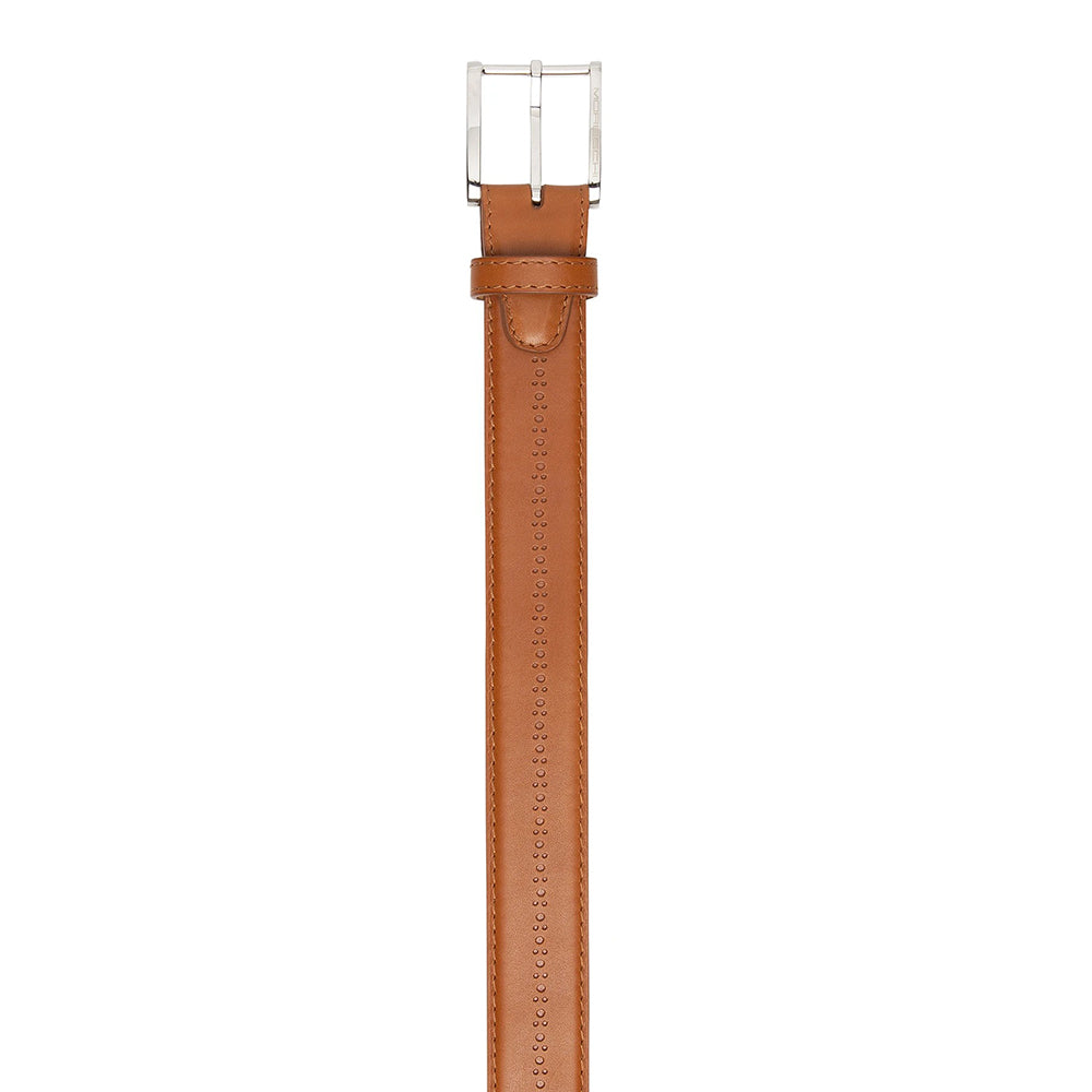 Moreschi 307025 Calfskin Belt Light Brown