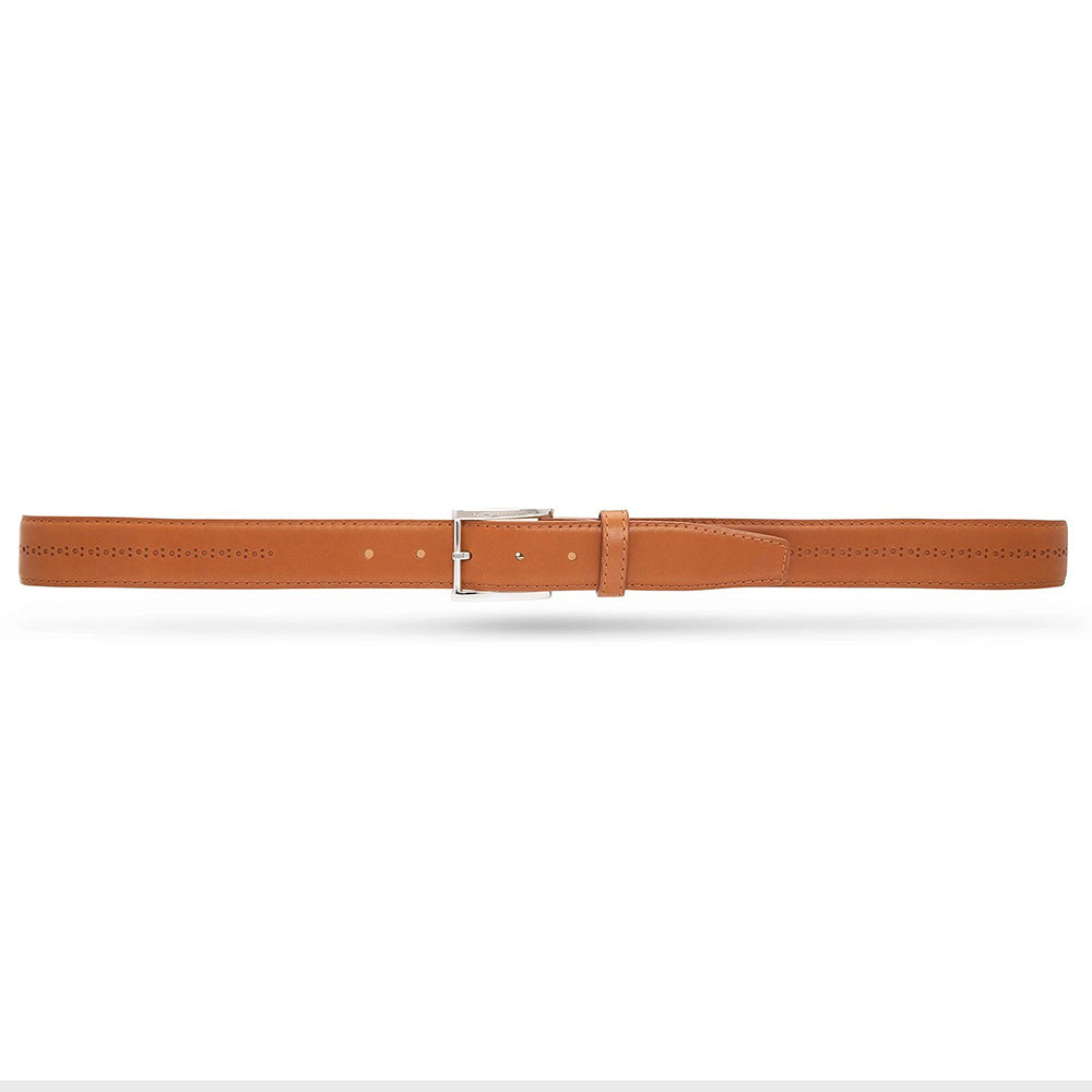 Moreschi 307025 Calfskin Belt Light Brown