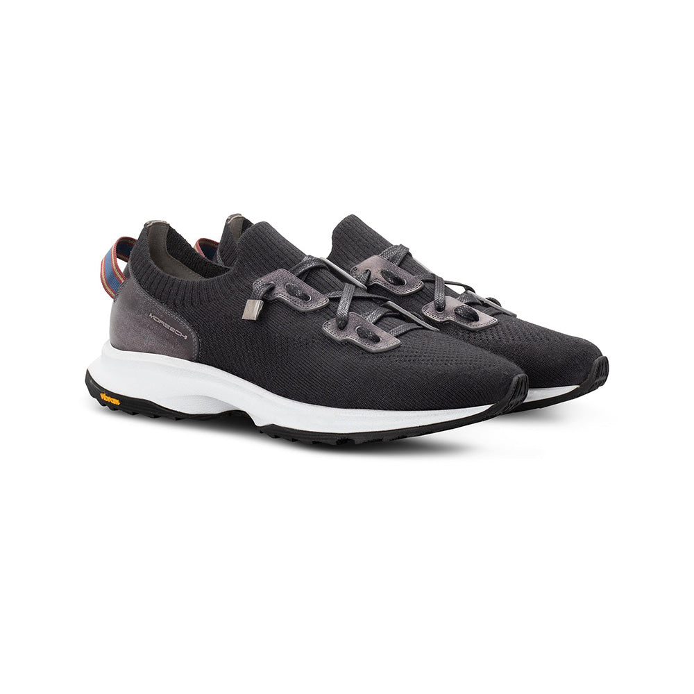 Moreschi 3241000 Wool Knit Sneakers Black