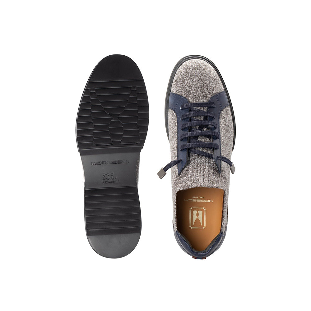 Moreschi 3261801 Wool Knit Sneakers Grey/ Blue