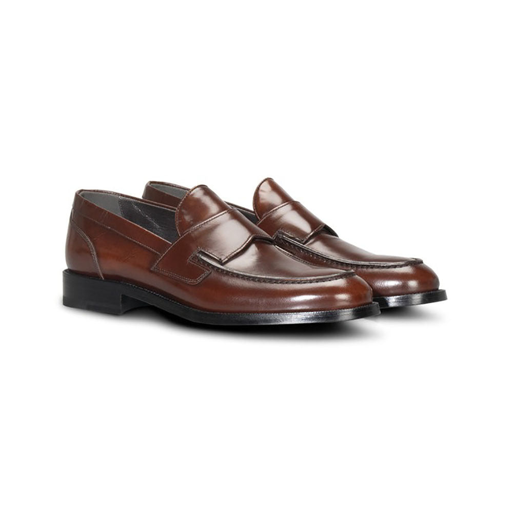 Moreschi 336438C Leather Loafers Brown