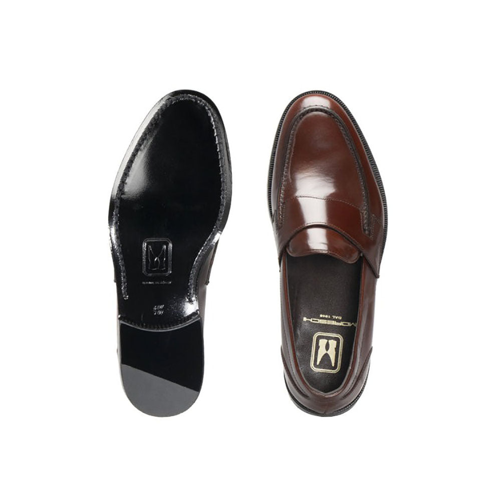 Moreschi 336438C Leather Loafers Brown