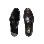 Moreschi 342412C Leather Loafers Brown/ Blue