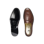 Moreschi 344412C Leather Loafers Dark Brown