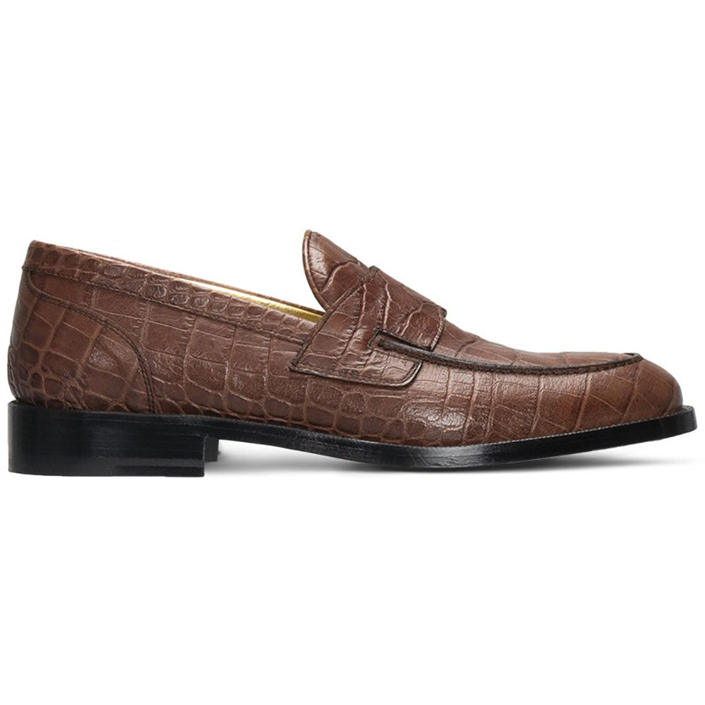 Moreschi 344412C Leather Loafers Dark Brown
