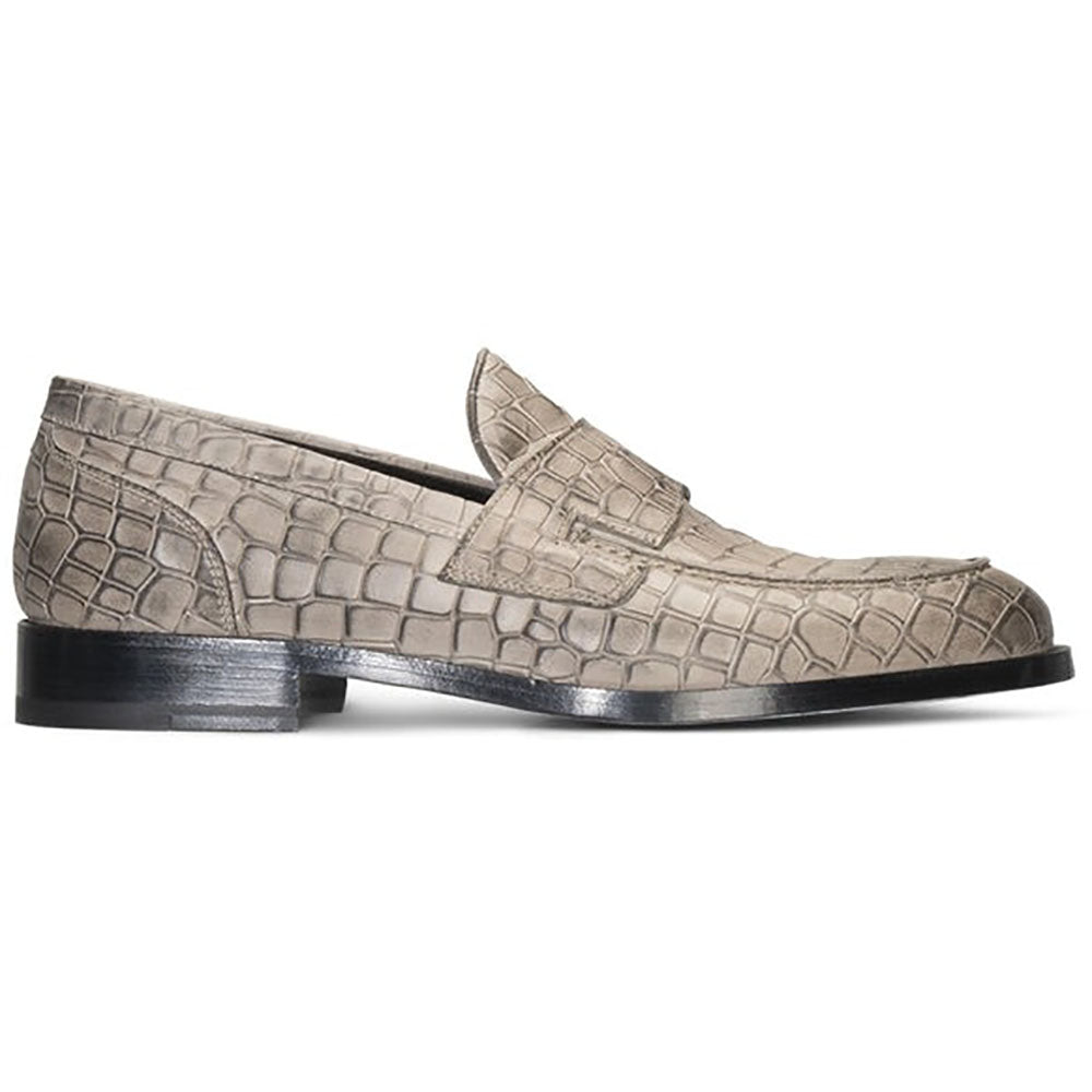 Moreschi 345409C Leather Loafers Grey