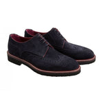 Moreschi 41817 Suede Derby Shoes Blue