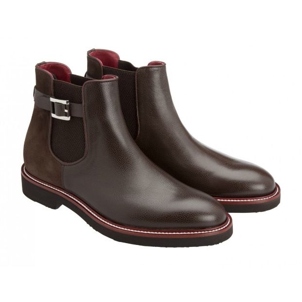 Moreschi 41820 Calfskin Chelsea Boots Brown