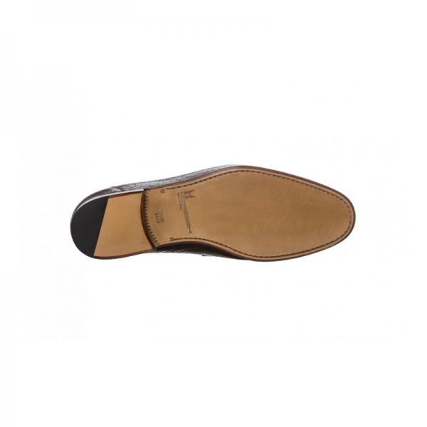 Moreschi 41849 Peccary & Calfskin Loafers Burgundy (SPECIAL ORDER)