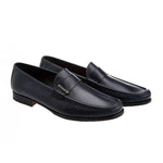 Moreschi 41856 BS Deerskin Loafers Blue