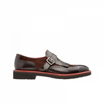 Moreschi 41877 Monk Strap Fringe Shoes Brown (SPECIAL ORDER)