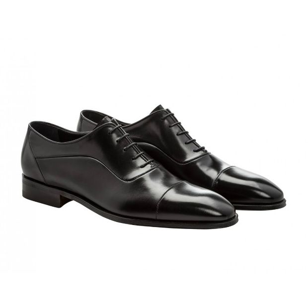 Moreschi 41885 Calfskin Oxfords Black