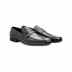 Moreschi 42320NE Buffalo and Kangaroo Leather Loafers Black (SPECIAL ORDER)