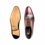 Moreschi 42350 Calfskin Oxford Shoes Brown (SPECIAL ORDER)