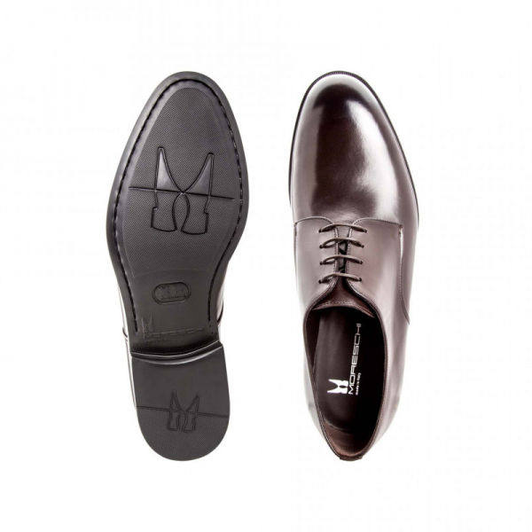 Moreschi 42362 Calfskin Derby Shoes Dark Brown (SPECIAL ORDER)