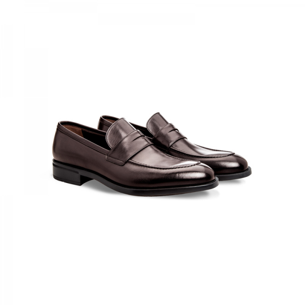 Moreschi 42363 Calfskin Loafers Dark Brown (SPECIAL ORDER)