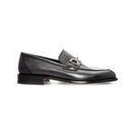 Moreschi 42366 Calfskin and Kangaroo Leather Loafers Dark Grey