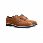 Moreschi 42379MM Suede Leather Derby Shoes Brown (SPECIAL ORDER)
