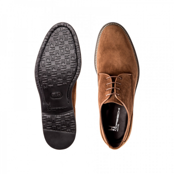 Moreschi 42379MM Suede Leather Derby Shoes Brown (SPECIAL ORDER)