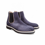 Moreschi 42381 Suede Leather Chelsea boots Blue (SPECIAL ORDER)