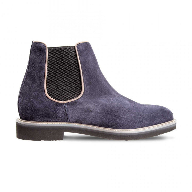 Moreschi 42381 Suede Leather Chelsea boots Blue