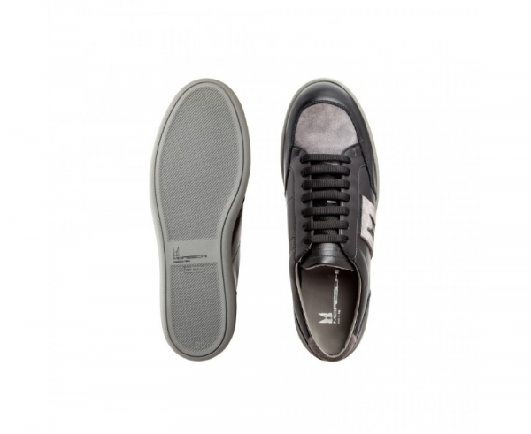 Moreschi 42541NE Calfskin and suede Leather sneakers Black (SPECIAL ORDER)