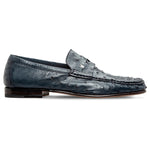 Moreschi 43087 Ostrich Loafer Shoes Blue | MensDesignerShoe.com display picture 2