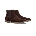 Moreschi 43546 Suede Chelsea Boots Dark Brown