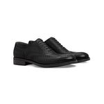 Moreschi 43583 Calfskin Oxford Shoes Black